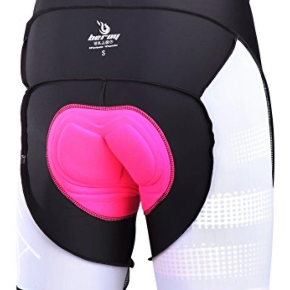 Beroy Women’s Cycling Shorts Black/ Pink Sz 2XL - Picture 10 of 10